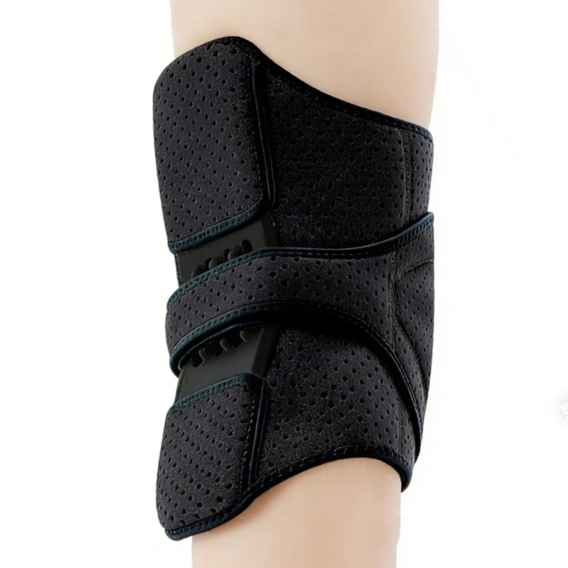 Adjustable Knee Support Brace for Running Hiking Sports with Carbon Steel Spring