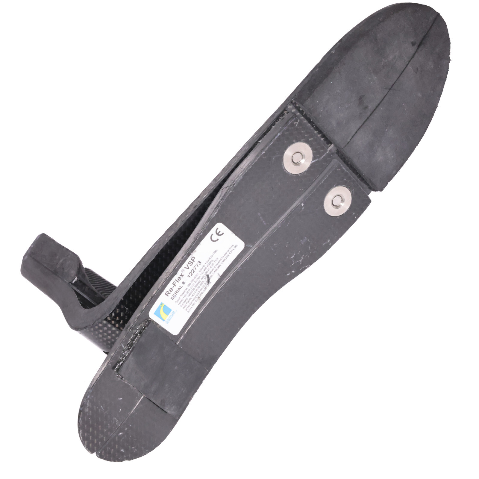 OSSUR RE-FLEX VSP PROSTHETIC MID PROFILE CARBON X FOOT Sz 27 / CAT 4 NO PYLON