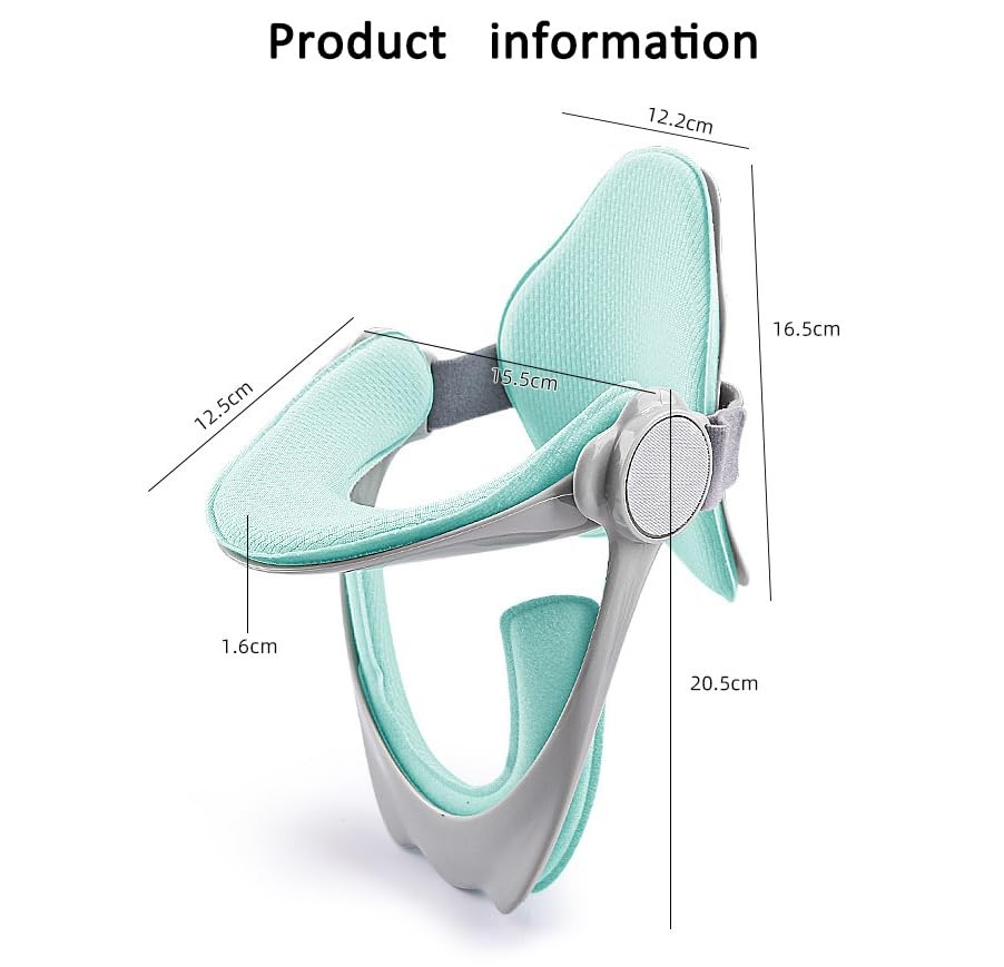 Neck Brace for Pain and Support, 360° Adjustable Cervical Light Green