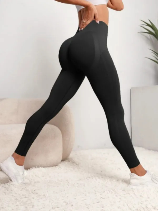 Women Gym Seamless Leggings Yoga Sports Pant Stretchy High Waist Fitness Sports