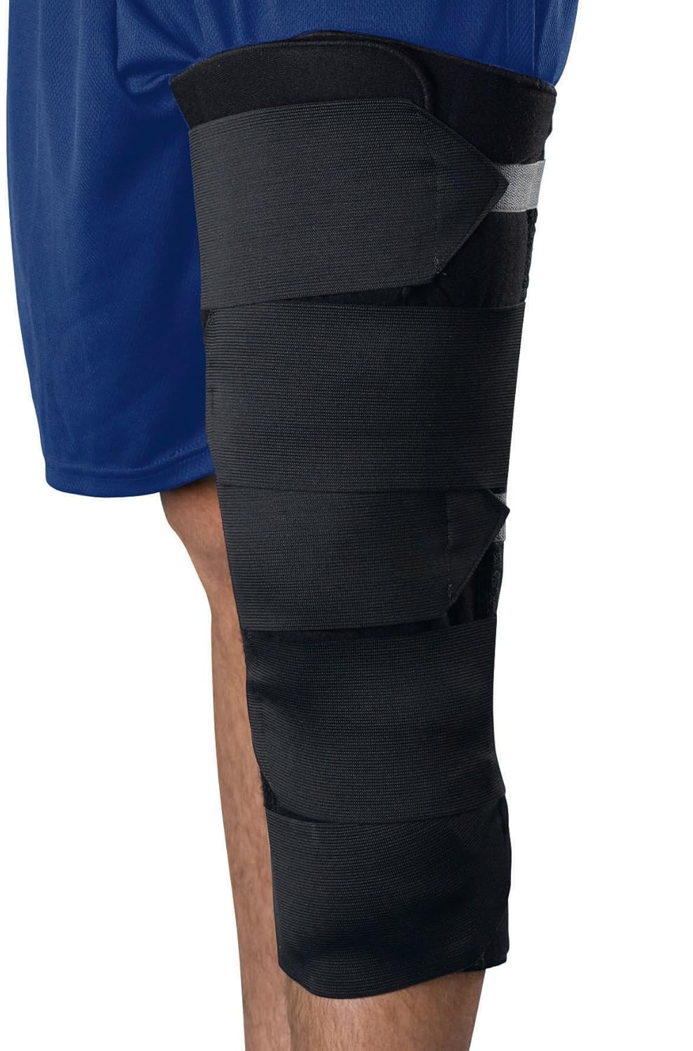 Compression Knee Immobilizers, 20 Inch with Hook-And-Loop Closures, Adjustable A