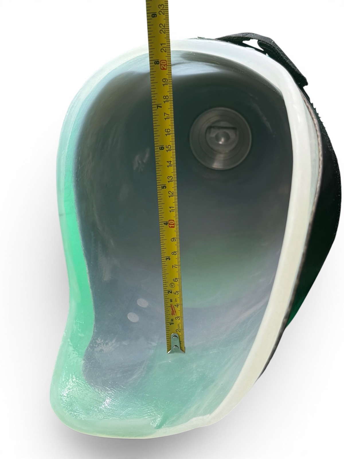 Right above knee prosthetic socket. Not for medical use.