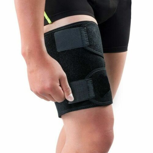 Compression Brace Wrap Thigh Sleeve Support Hamstring Groin Quad Pain Relief Gym