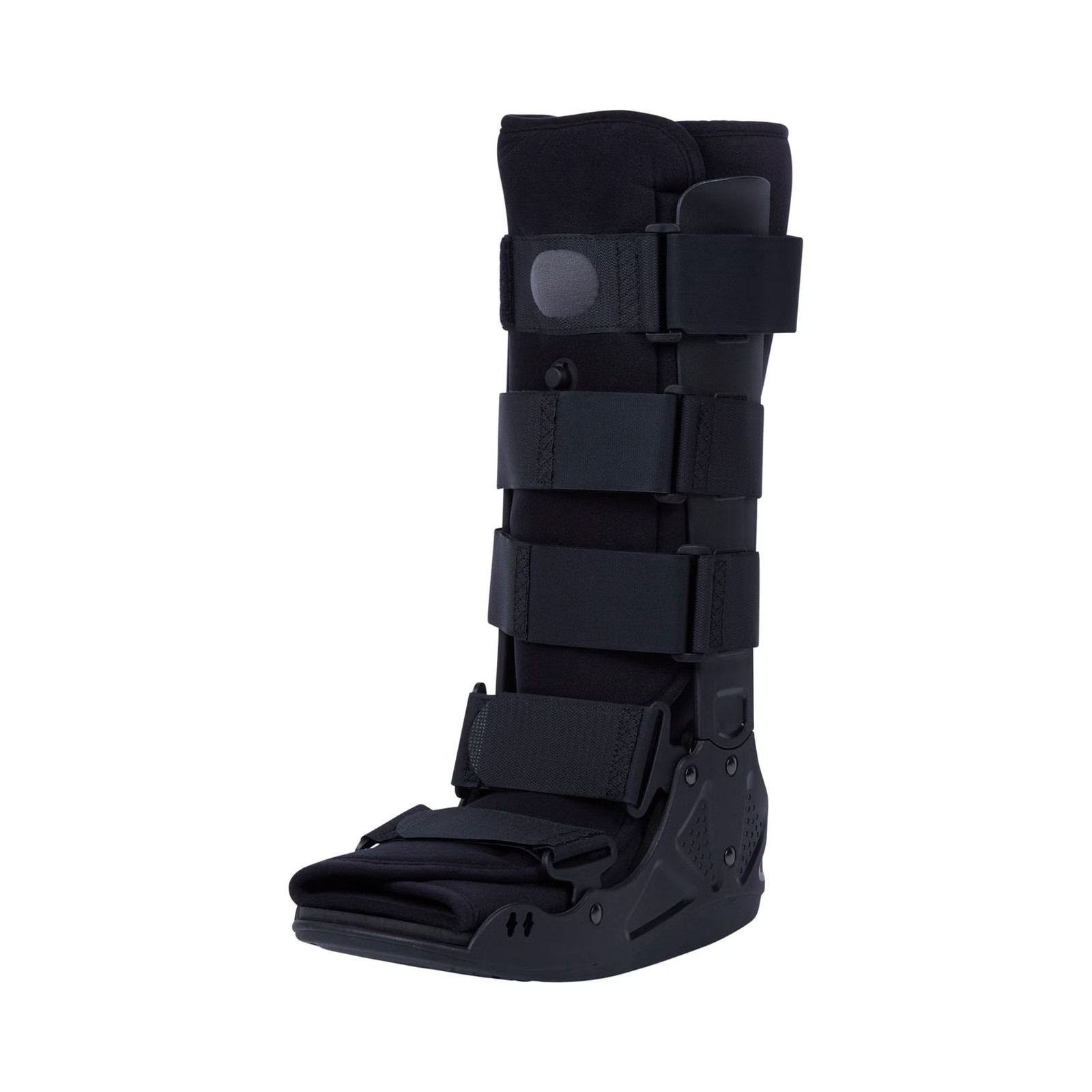 McKesson Black Air Walker Boot Large Hook and Loop for Either Foot 155-79-95517
