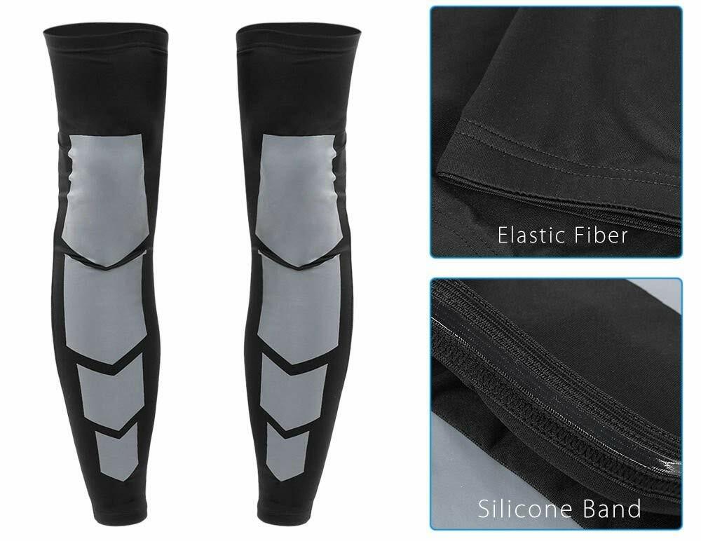 1 Pair Leg Sleeve Support Compression Socks Shin Anti-fatigue Brace Basketball
