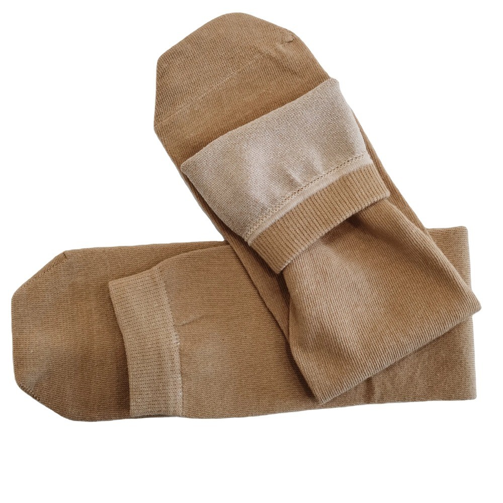 Artificial limb leg Thick stump socks Cotton stump sock Beige tone