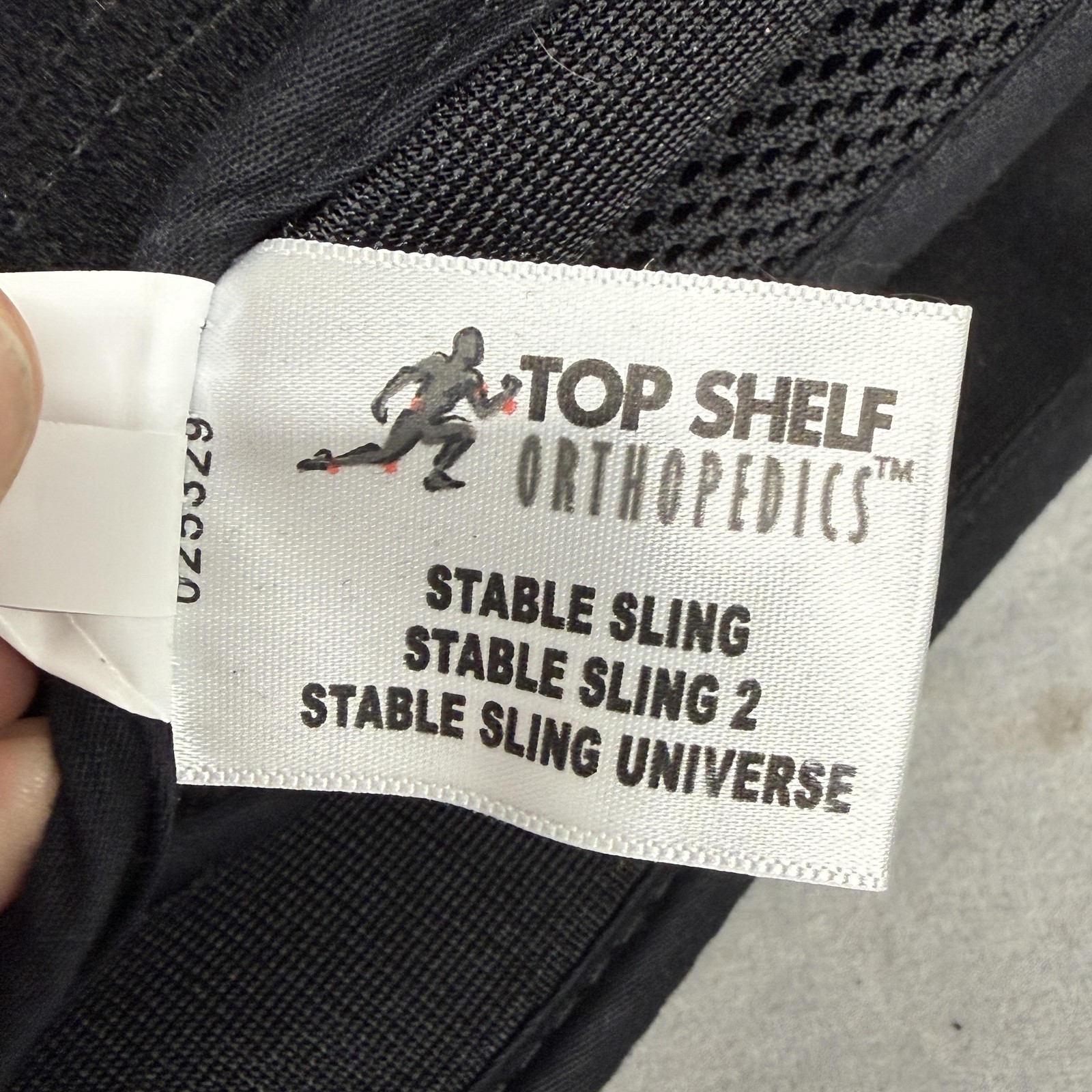 Top Shelf Orthopedics Stable Sling Shoulder Immobilizer Brace Universal Black