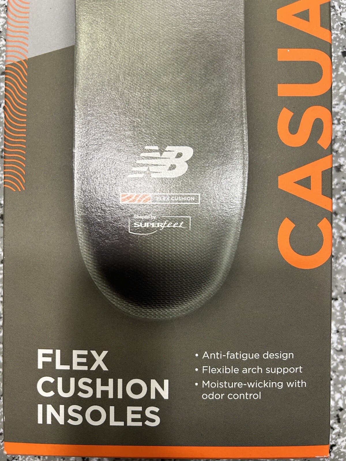 NEW BALANCE CASUAL CUSHION INSOLES SZ C Men’s 5.5-7 Women’s 6.5-8