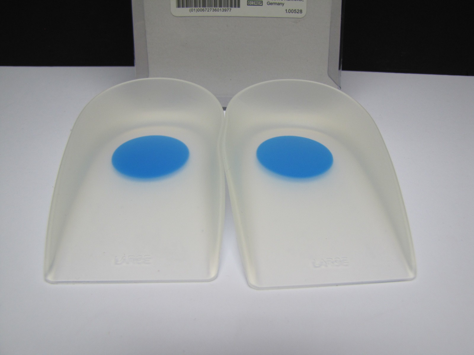 Breg Medical Grade Silicone Heel Cups – 11094 – Mens Womens Size Large