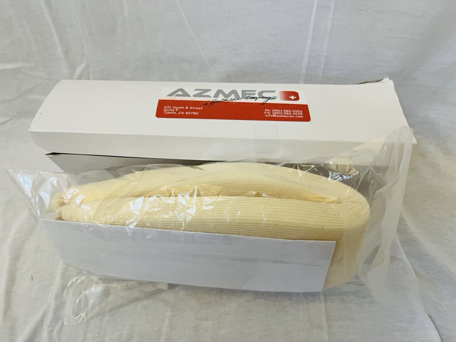 Azmec Foam Neck Brace Adjustable Size Large Made In USA Brand New
