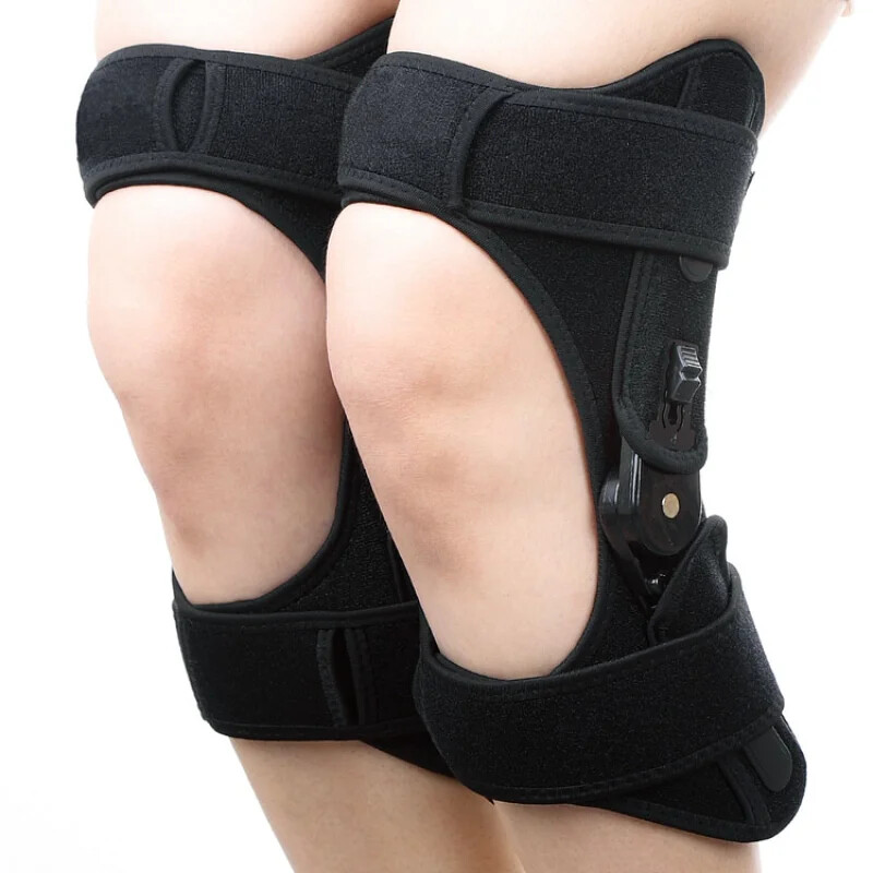 Knee Booster Shift Knee Brace Adjustable Hinged Knee Orthosis Brace Support