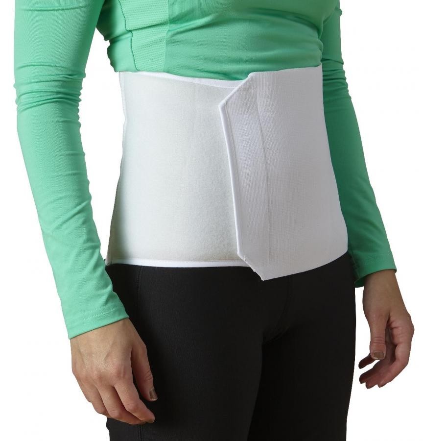 Medline Abdominal Unisize Binder 12 In Height Fit 46 In to 62 In Rib Measurement