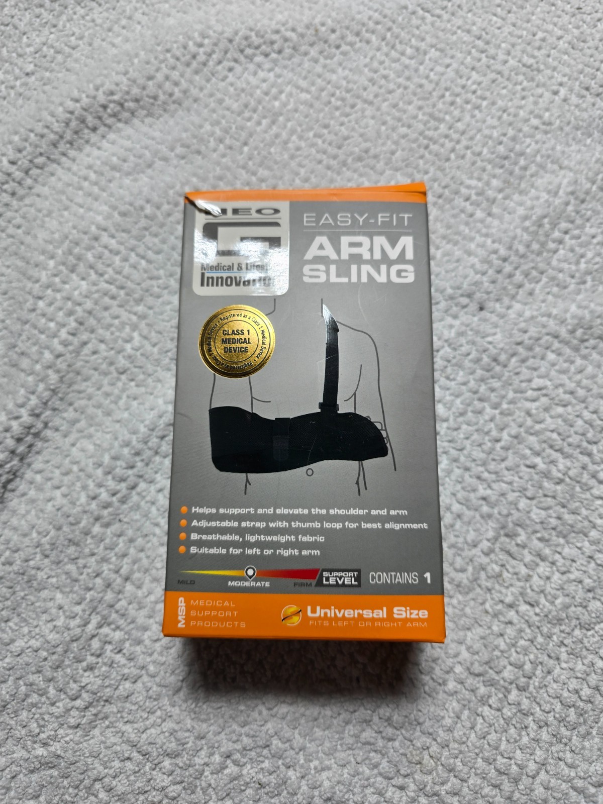 NEO G Easy Fit Arm Sling Breathable Universal One Size Fits Most