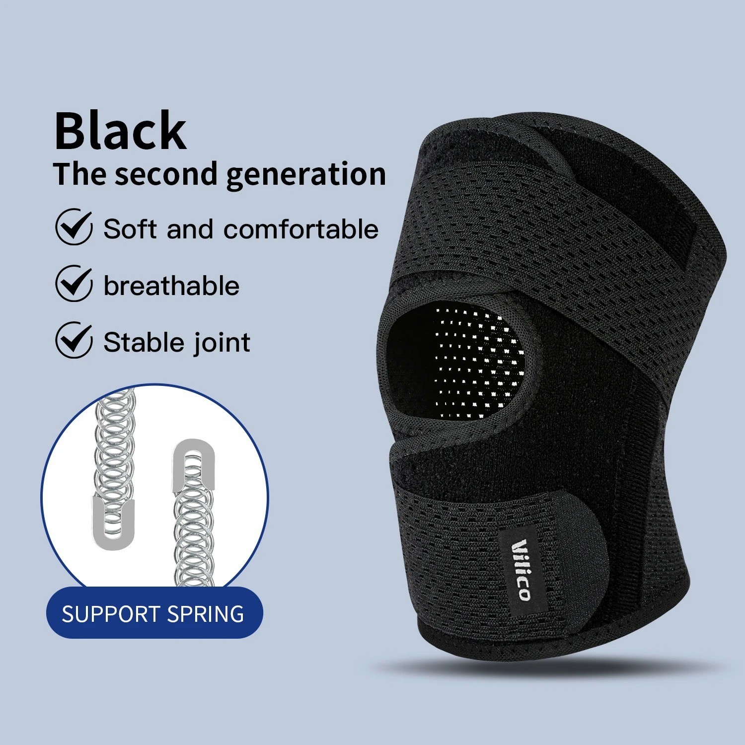 Bareform Knee Brace for Meniscus Support & Patella Pain Relief