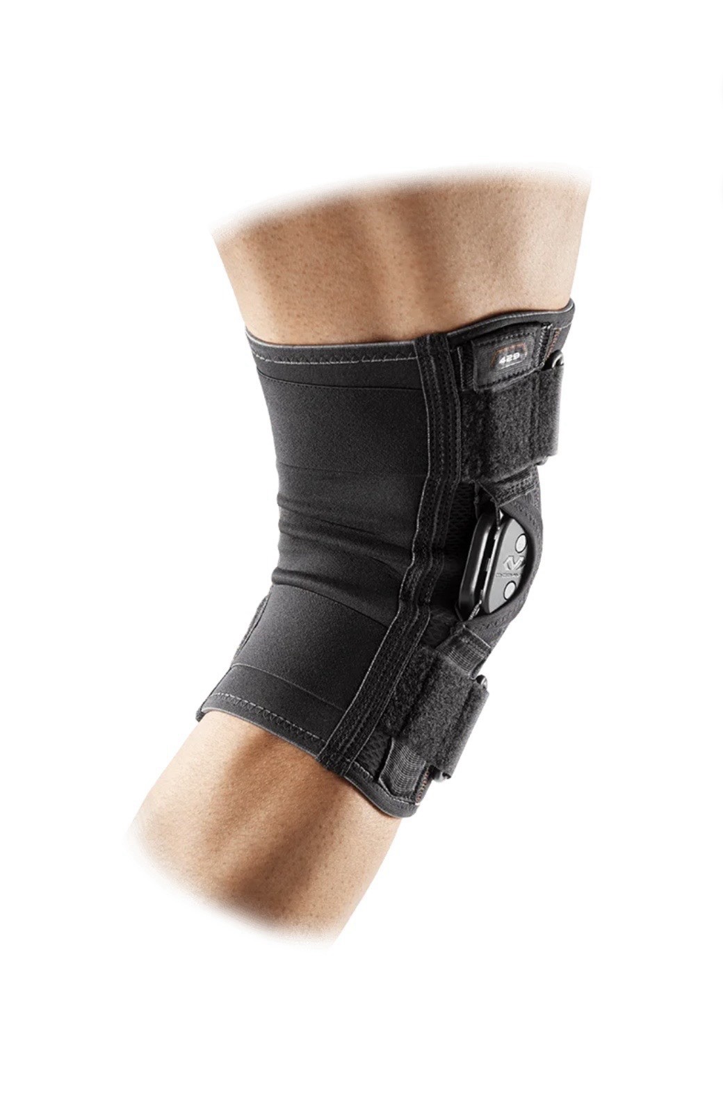 McDavid Knee Brace Small Black Hinged Adjustable Stabilization Compression 429