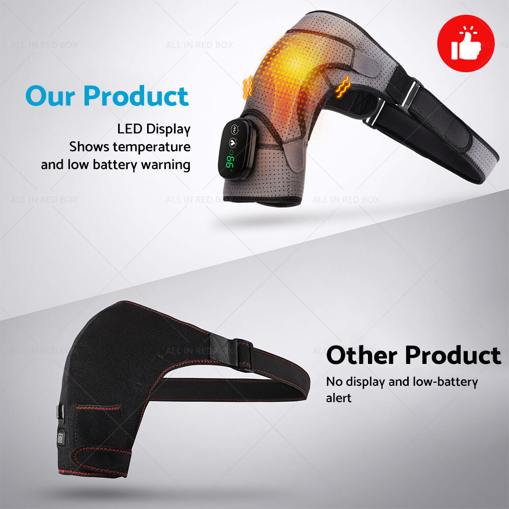 Heated Shoulder Brace Massage Rotator Cuff Support Suitable for Universal