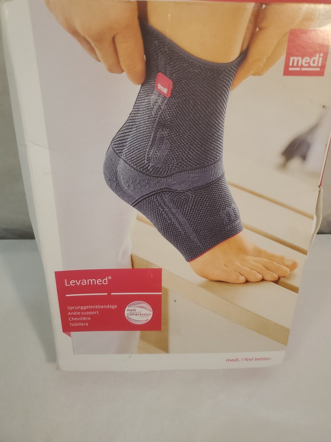Ankle support Medi Levamed. Silver Size Iv