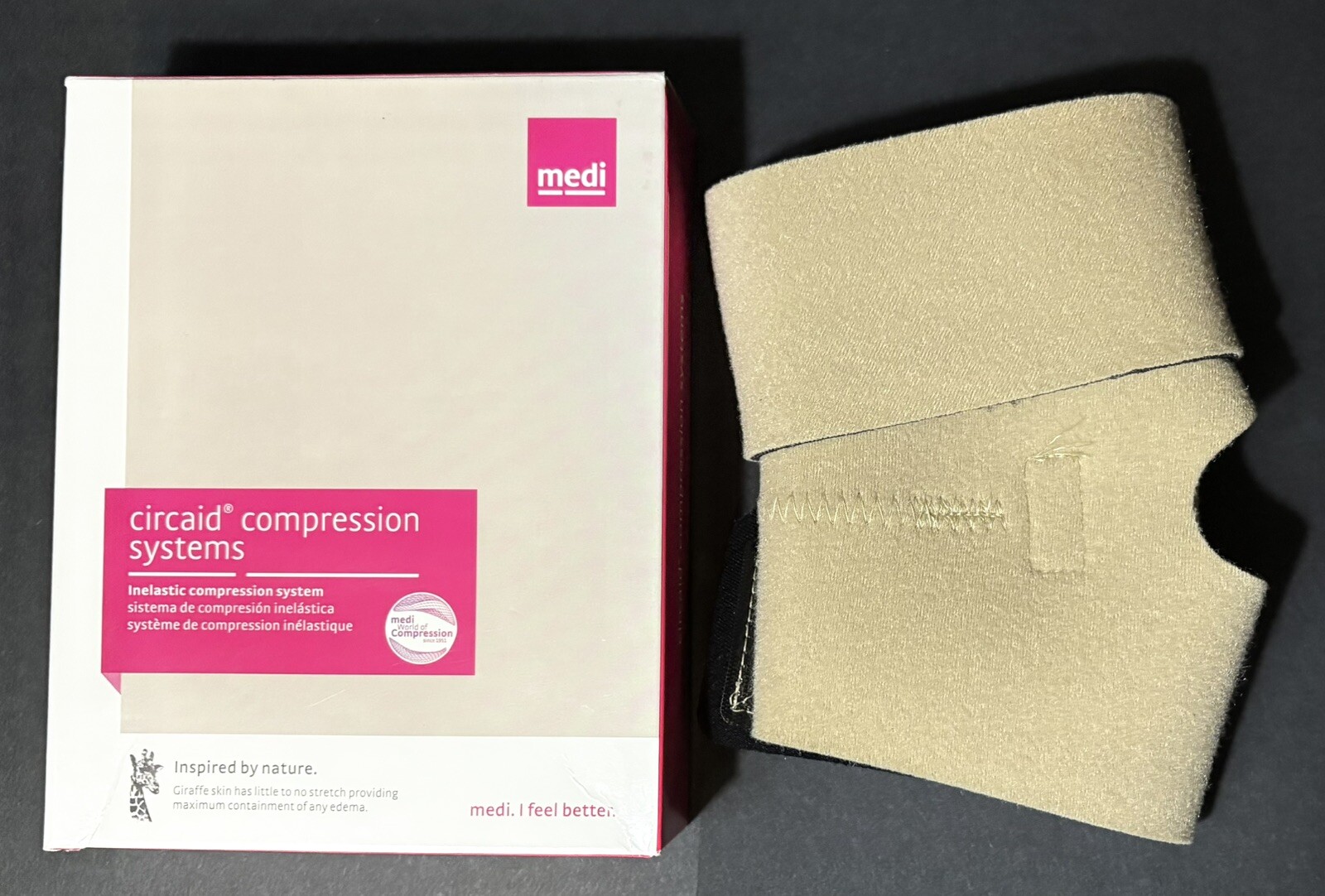 MEDI Circaid Compression Juxtafit Essentials Hand Wrap Medium-Left Hand NOB