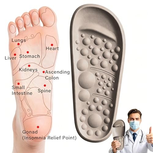 Massage Slides for Men and Women Pillow Slides 10.5-11.5 Women/9-10 Men Brown