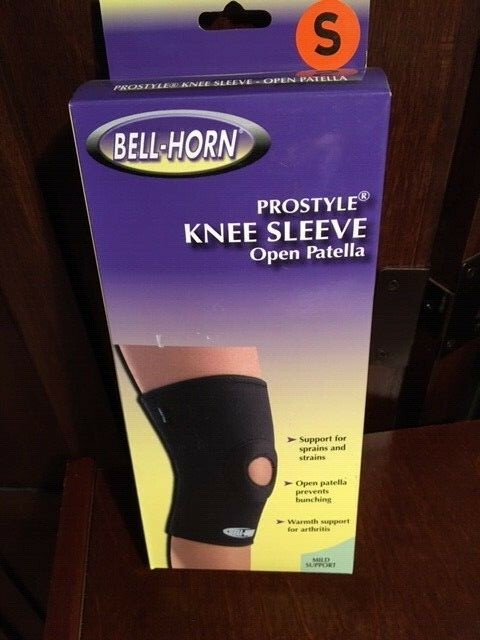 BELL-HORN PROSTYLE KNEE SLEEVE OPEN PATELLA SMALL #204S BRAND NEW IN BOX