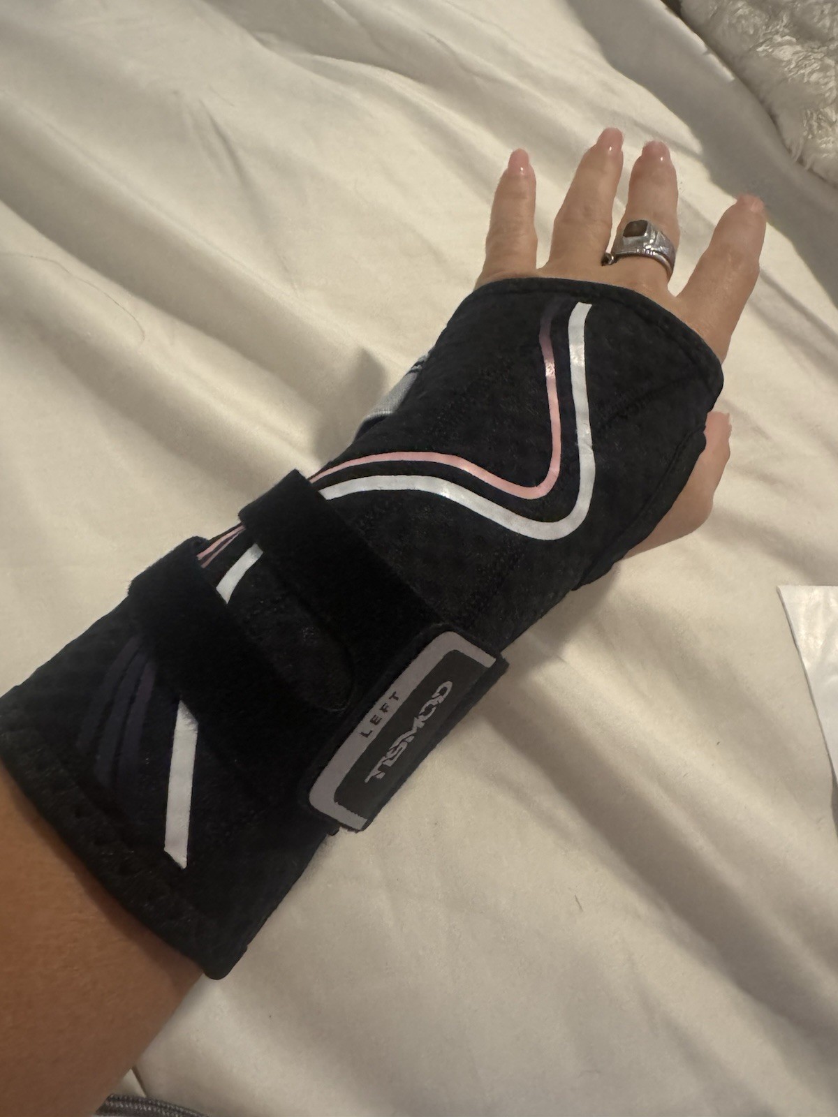 TLSMOD Adjustable Left Wrist & Hand Brace Support/Stabilization, Size S/M/L