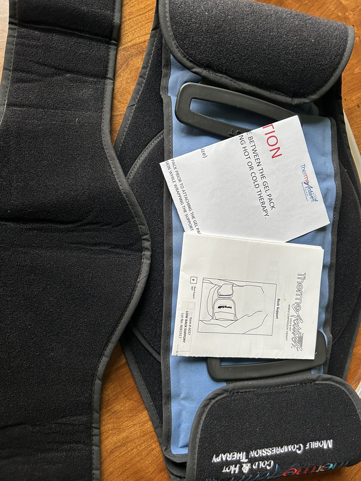 Thermo Active Medical Cold & Hot Mobile Compression Therapy Back Brace / NWOB