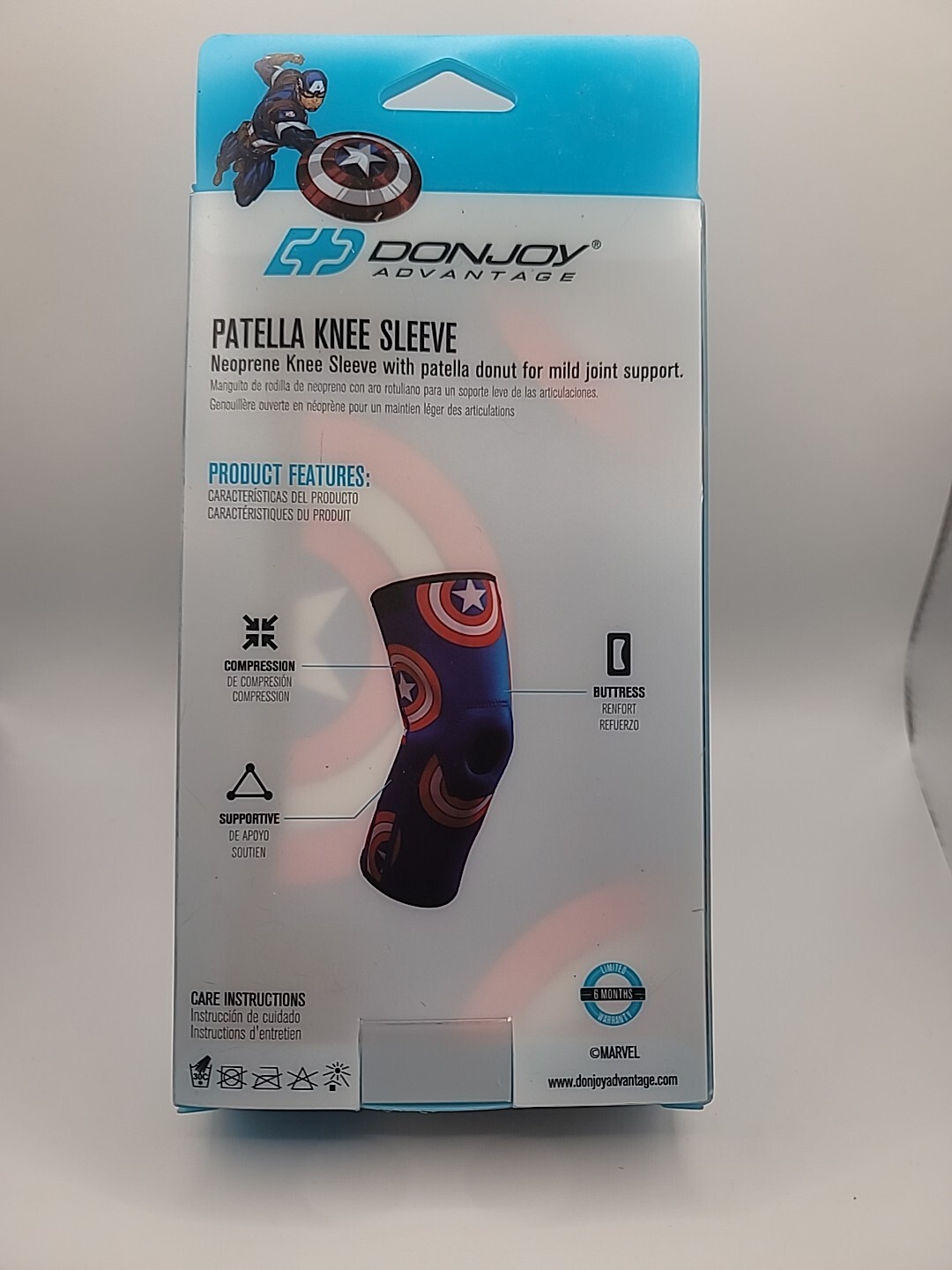 Youth Knee Brace kids DonJoy Marvel Avengers Knee Sleeve Strains $29.99