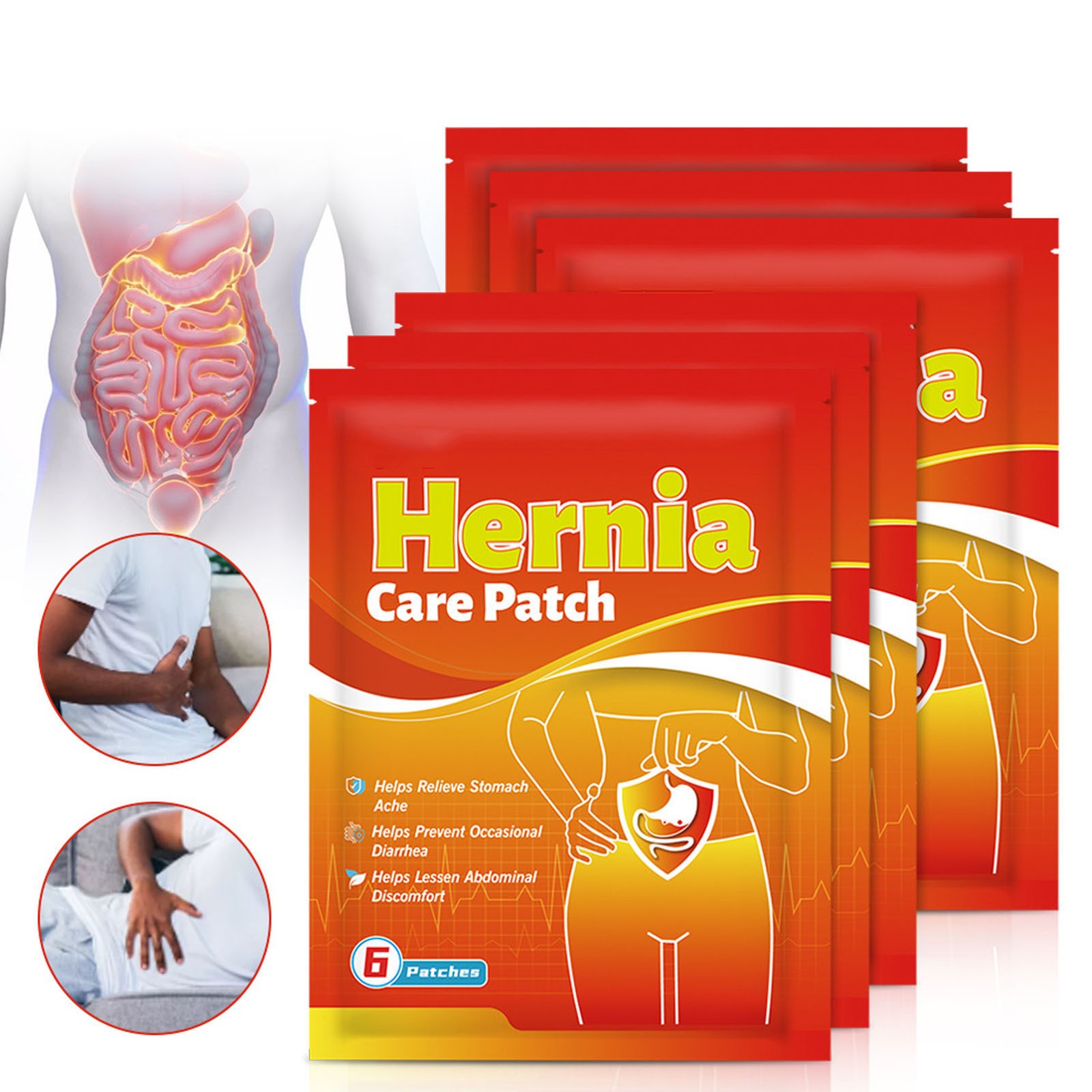 ˜Abdominal Hernia Care Patch 30pcs Abdominal Hernia Care Patch Portable Safe