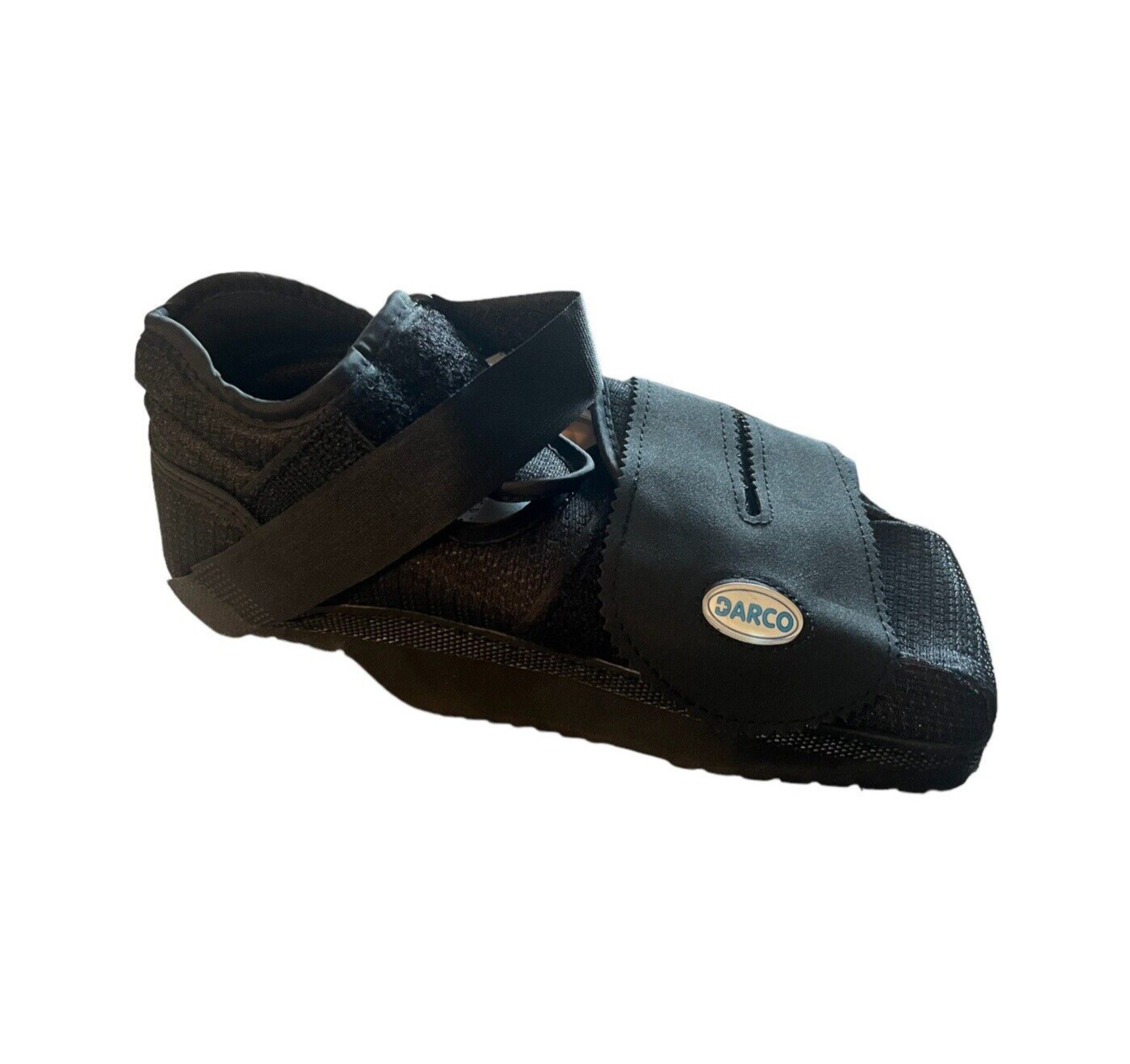 DARCO HeelWedge Healing Off-Loading Shoe Black Post-Op Square Toe Medium Black