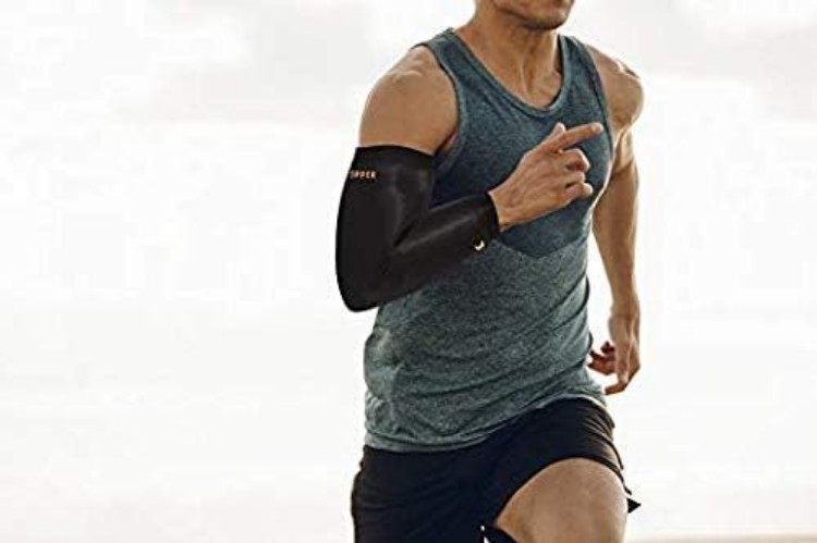 Elbow Compression Sleeve2 Pieces – 1Copper Infused Support –Guaranteed Recove…