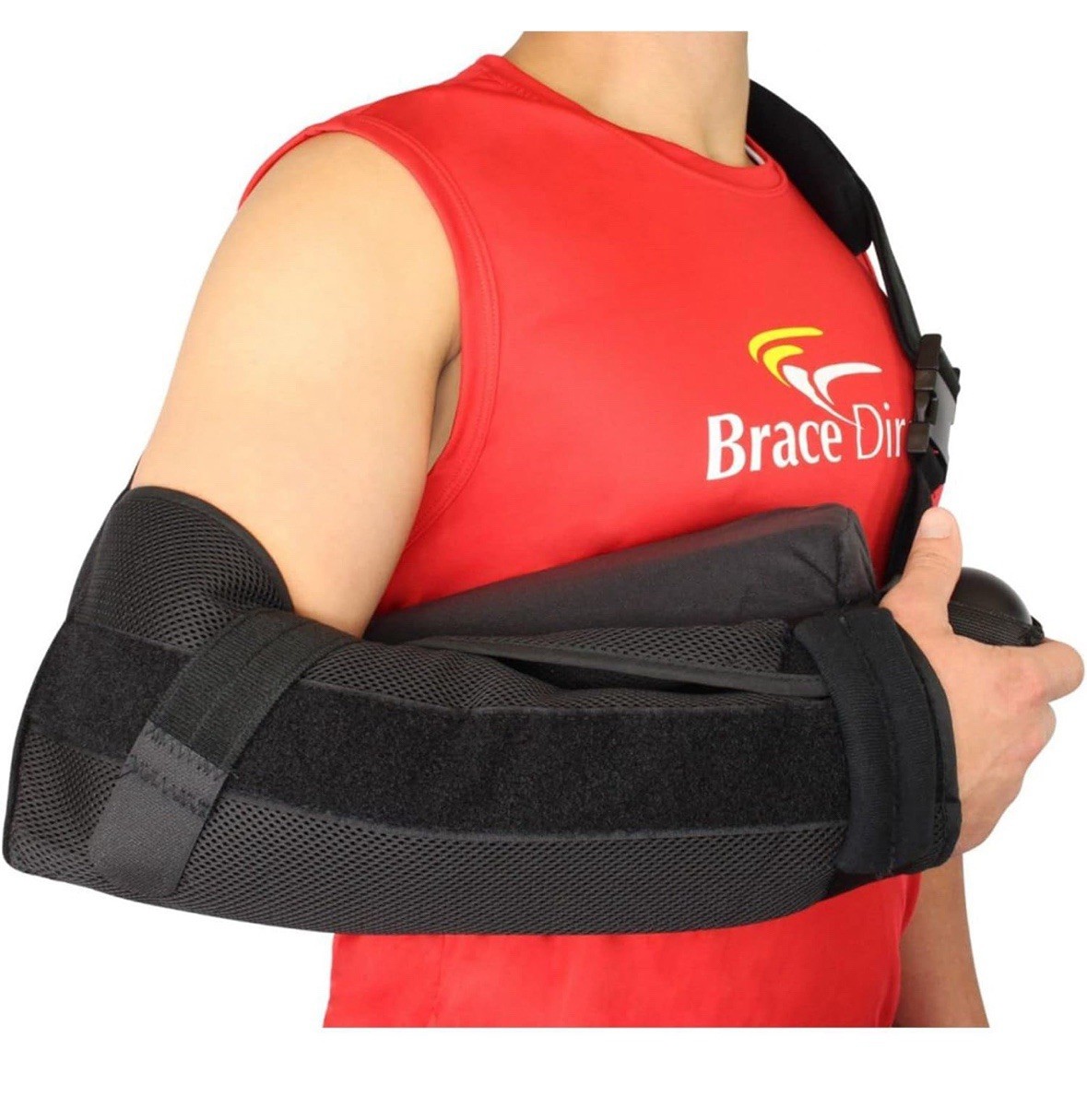 Shoulder Immobilizer with Abduction Sling for injury support-Large