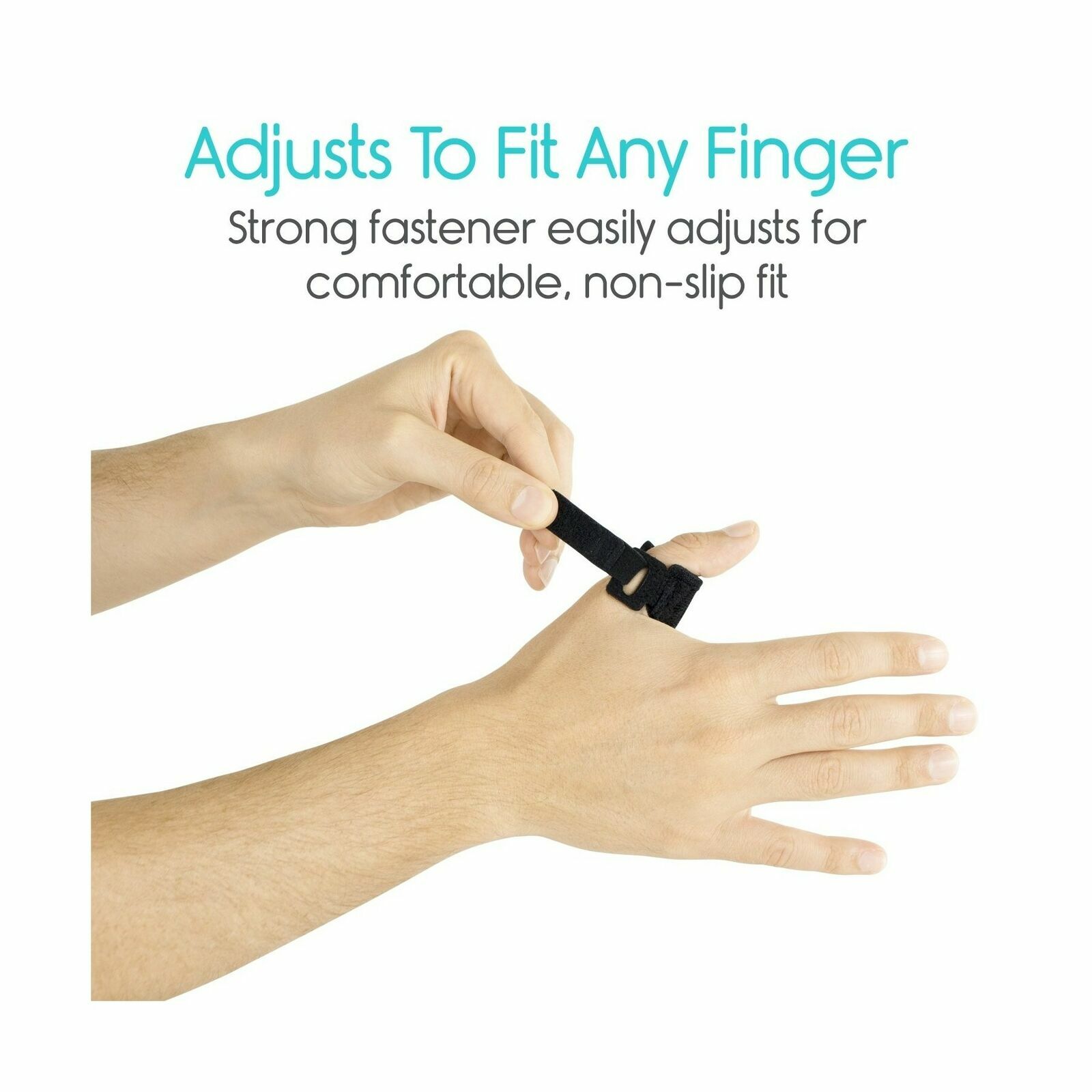 Vive Trigger Finger Splint-Support Brace for Straightening Curved, Bent, ADJUST.