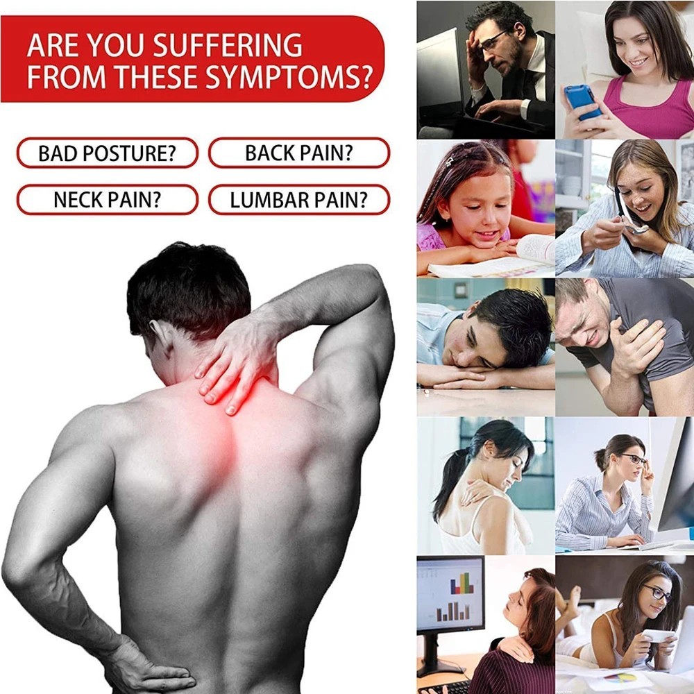 Adjustable Posture Corrector Back Brace Shoulder Support Belt for Men Women Uppe