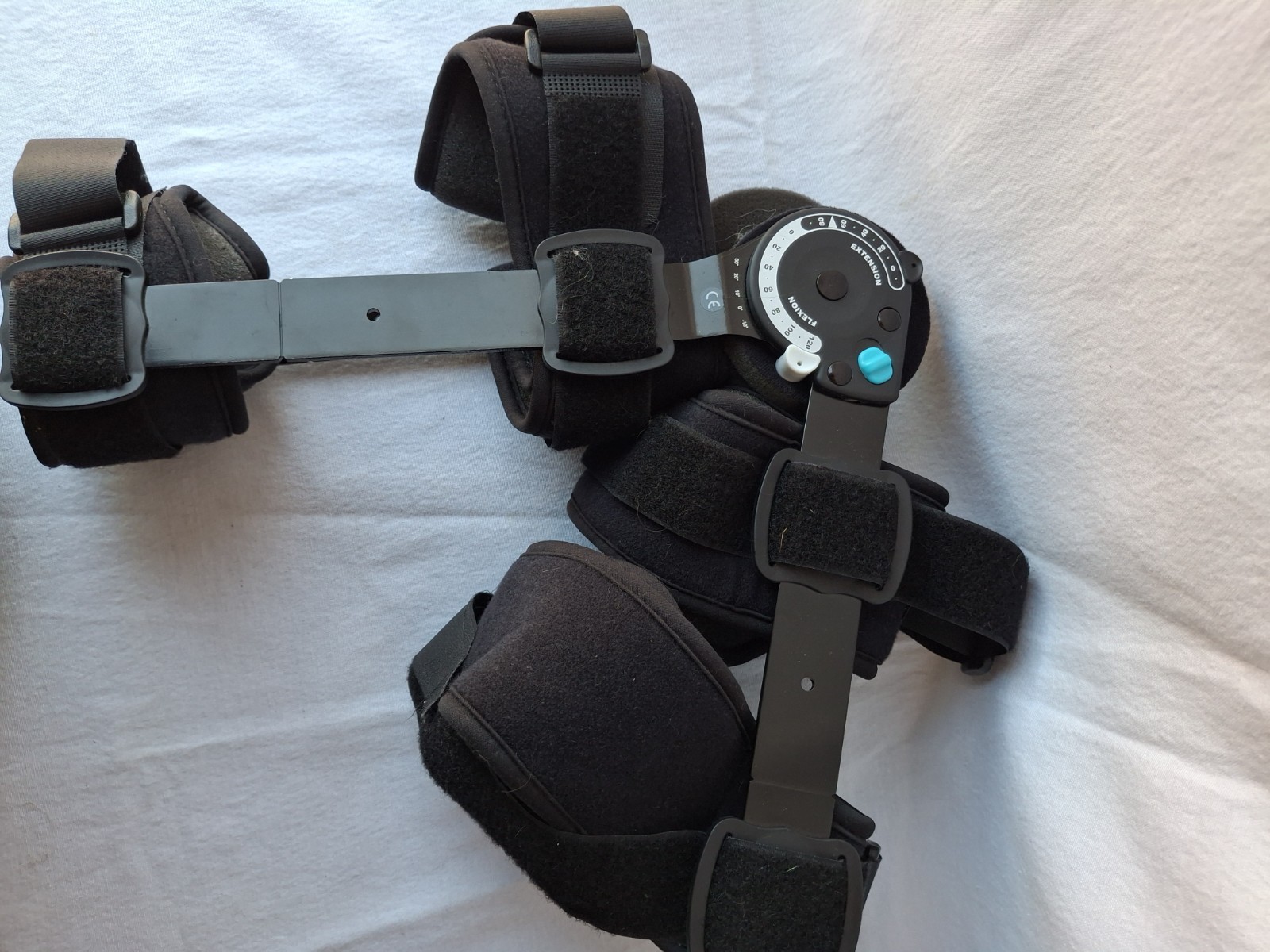Ossur Form Fit Knee Leg Post Op Brace Stabilizer Black Adj