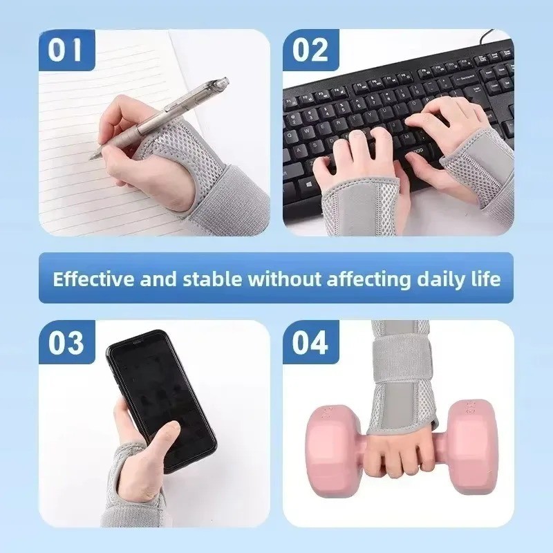 NEW Wrist Brace for Carpal Tunnel – Adjustable Night Support Brace with Splints
