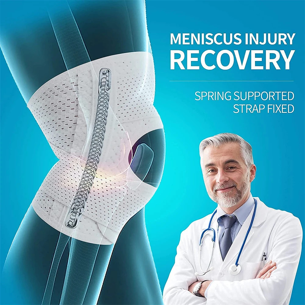 Knee Brace with Side Stabilizers Relieve Meniscus Tear Knee Pain ACL MCL