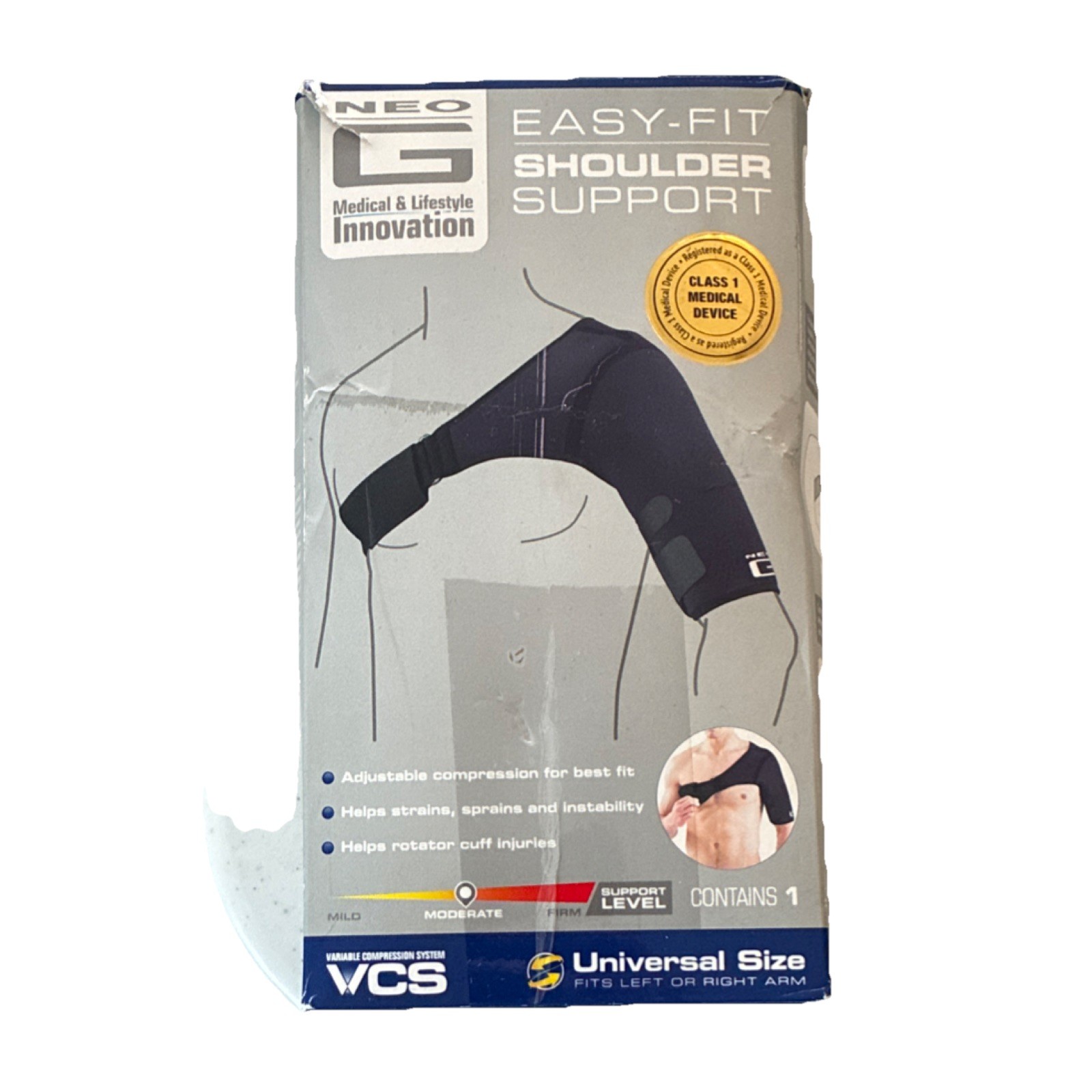 New open box never used Neo G Easy-Fit Shoulder Support Universal Size