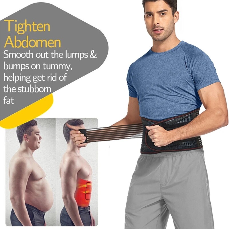 Ergonomic Lumbar Back Spine Brace for Lower Back Support Pain Relief Girdle Band