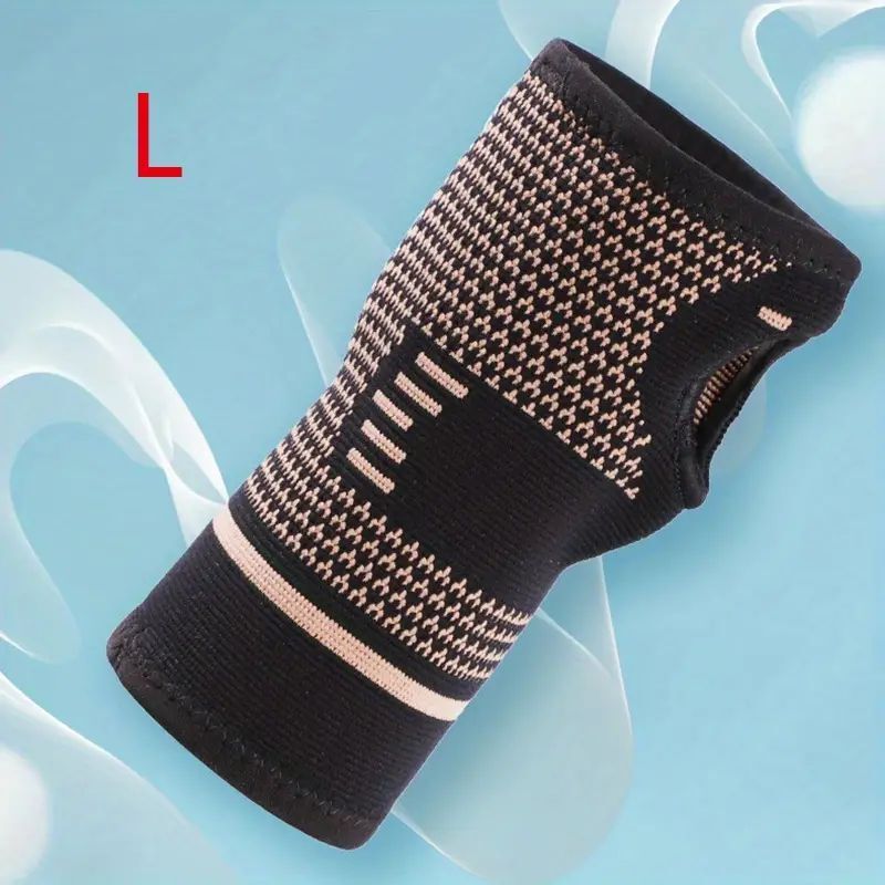 4P Copper Wrist Compression Sleeves Comfortable Breathable for Arthritis Sprains