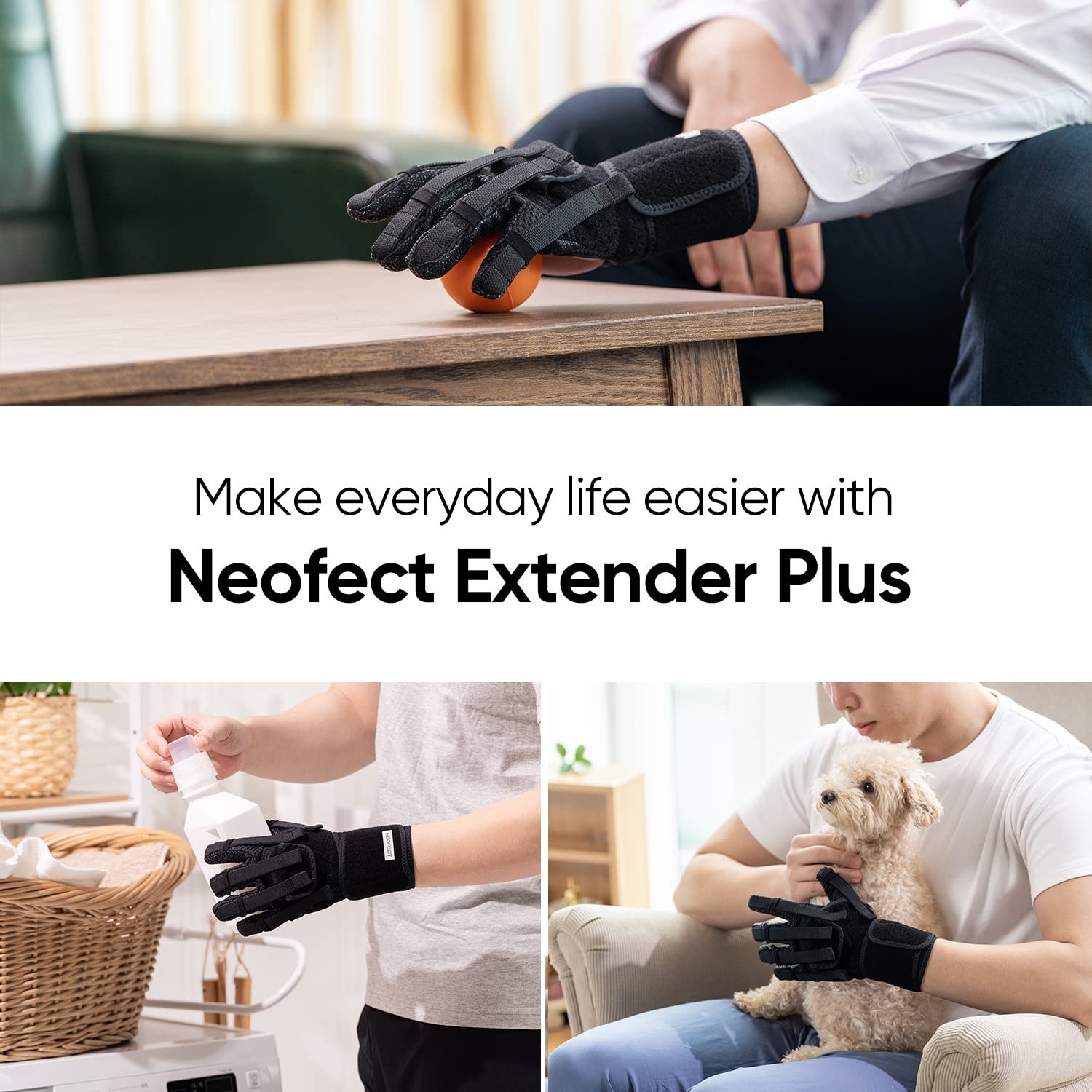 Extender Plus Medium Left, Hand Brace for Stroke Patients, Stroke hand therap…