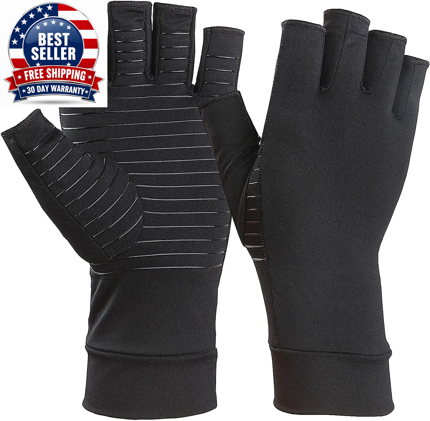 Copper Arthritis Gloves for Hand Pain Relief, Rheumatoid Osteoarthritis, Swellin