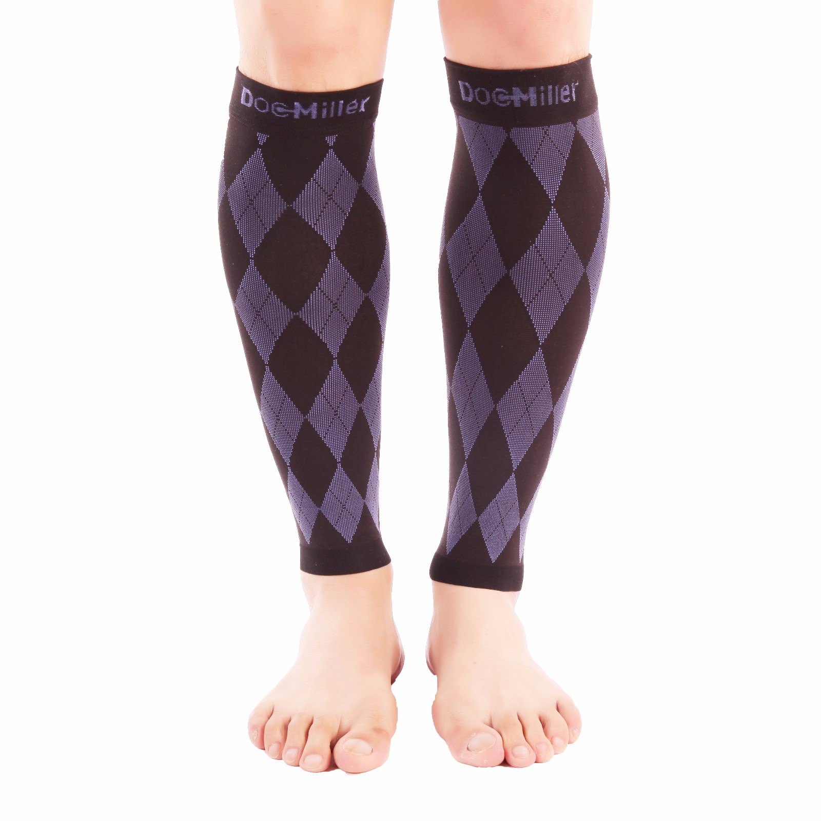 Doc Miller Legs Compression Stockings Calf 20-30mmHG Sleeves For Varicose Pain