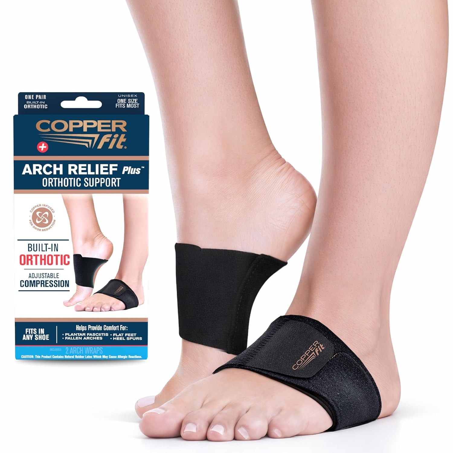 Unisex Arch Relief Wraps with Orthotic Support – Perfect for Plantar Fasciitis