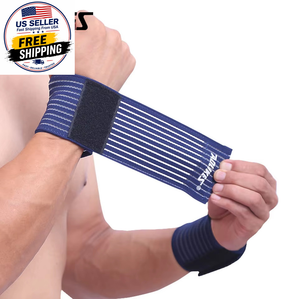 1PCS Cotton Elastic Bandage Hand Sport Wristband Gym Support Wrist Brace Wrap Ca