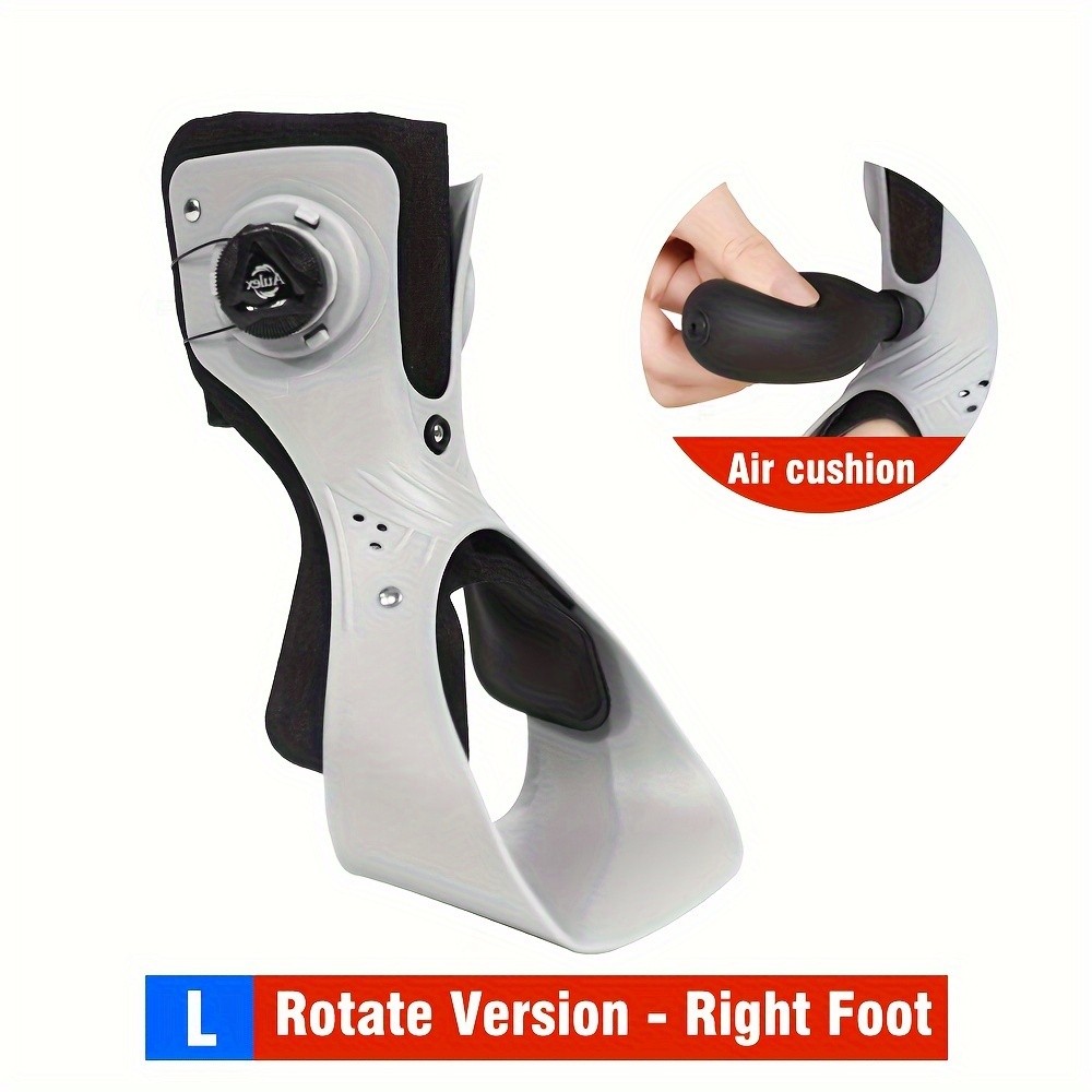1X Foot Drop Corrector Brace BOA Strap Triangle Support Effective Rehabilitation