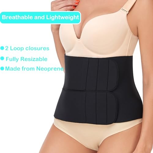 Abdominal Binder Post Surgery Tummy Tuck after Hysterectomy Stomach Waist Large
