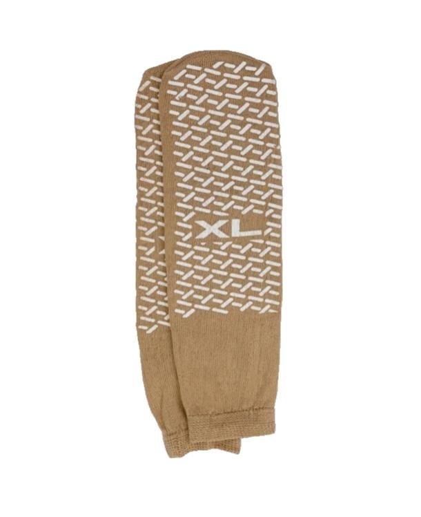 Non-Slip Hospital Socks E11218XL Beige Size XL LSL Healthcare 6 Units