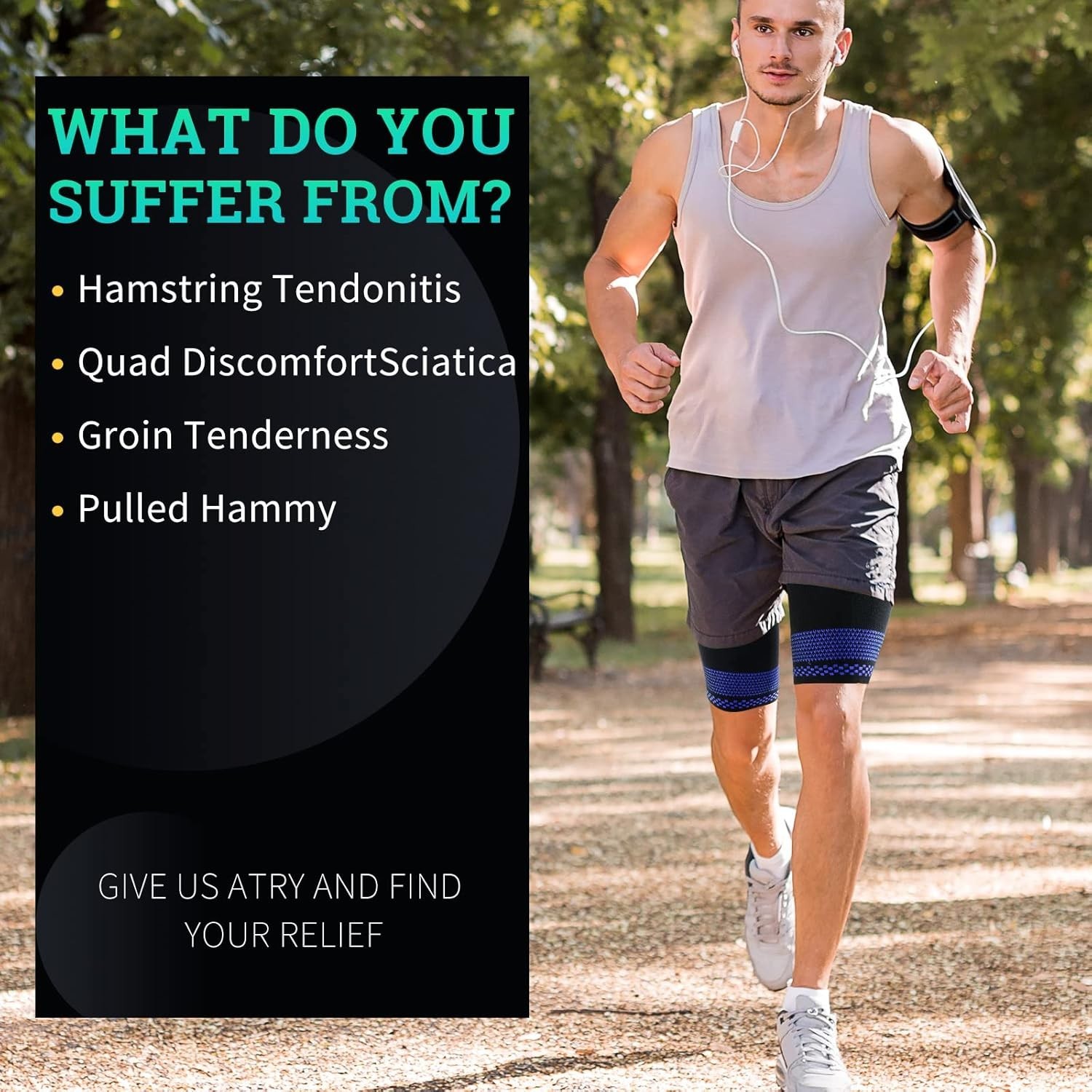 Durable & Comfortable Thigh Compression Sleeves – XX-Large for Active Lifestyles