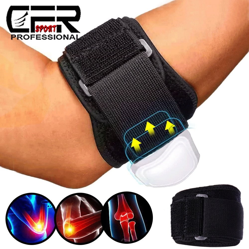 Tennis Elbow Brace for Arthritis Tendonitis Golfers Elbow Forearm Strap Wrap CFR