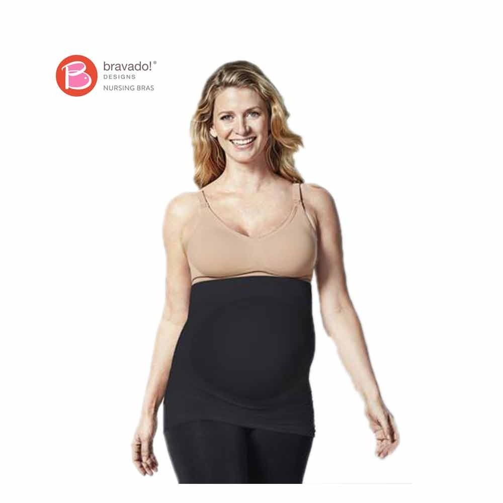 Bravdo! Designs Multi-Zone Pregnancy Support Band – Belly & Back (9600XJ2) Black